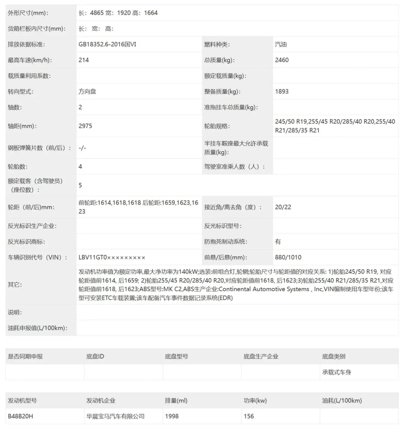 轴距加长，和宝马X5一致，全新国产宝马X3申报，明年上市！